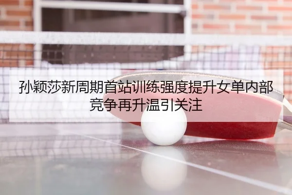 孙颖莎新周期首站训练强度提升女单内部竞争再升温引关注